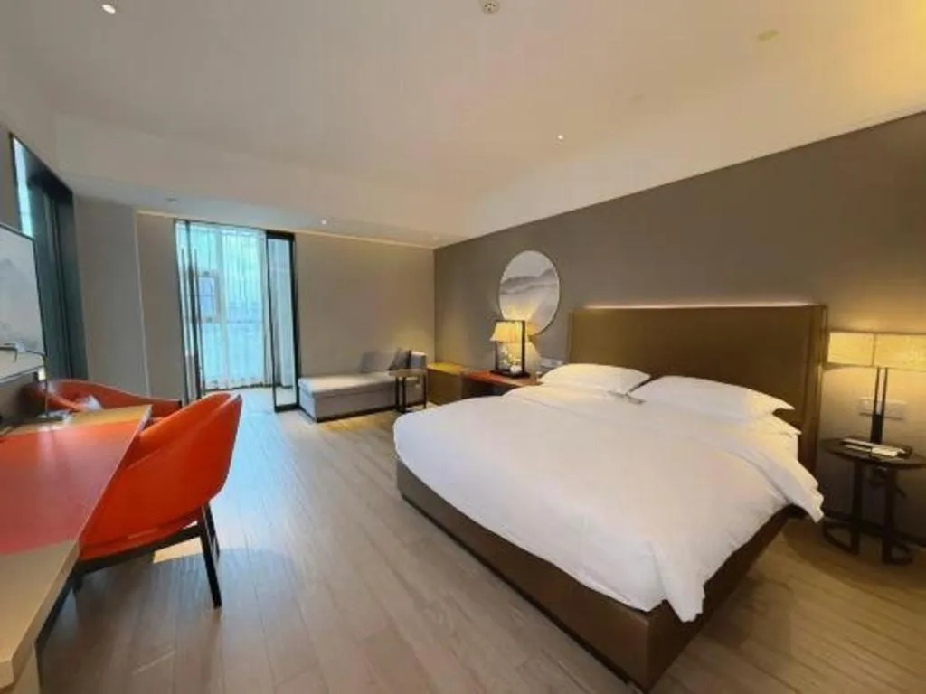 Bed in Echeng Hotel Guiyang Exhibition Center Financial City