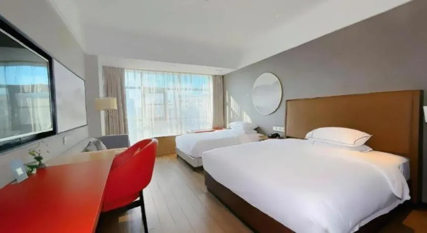 Bed in Echeng Hotel Guiyang Exhibition Center Financial City