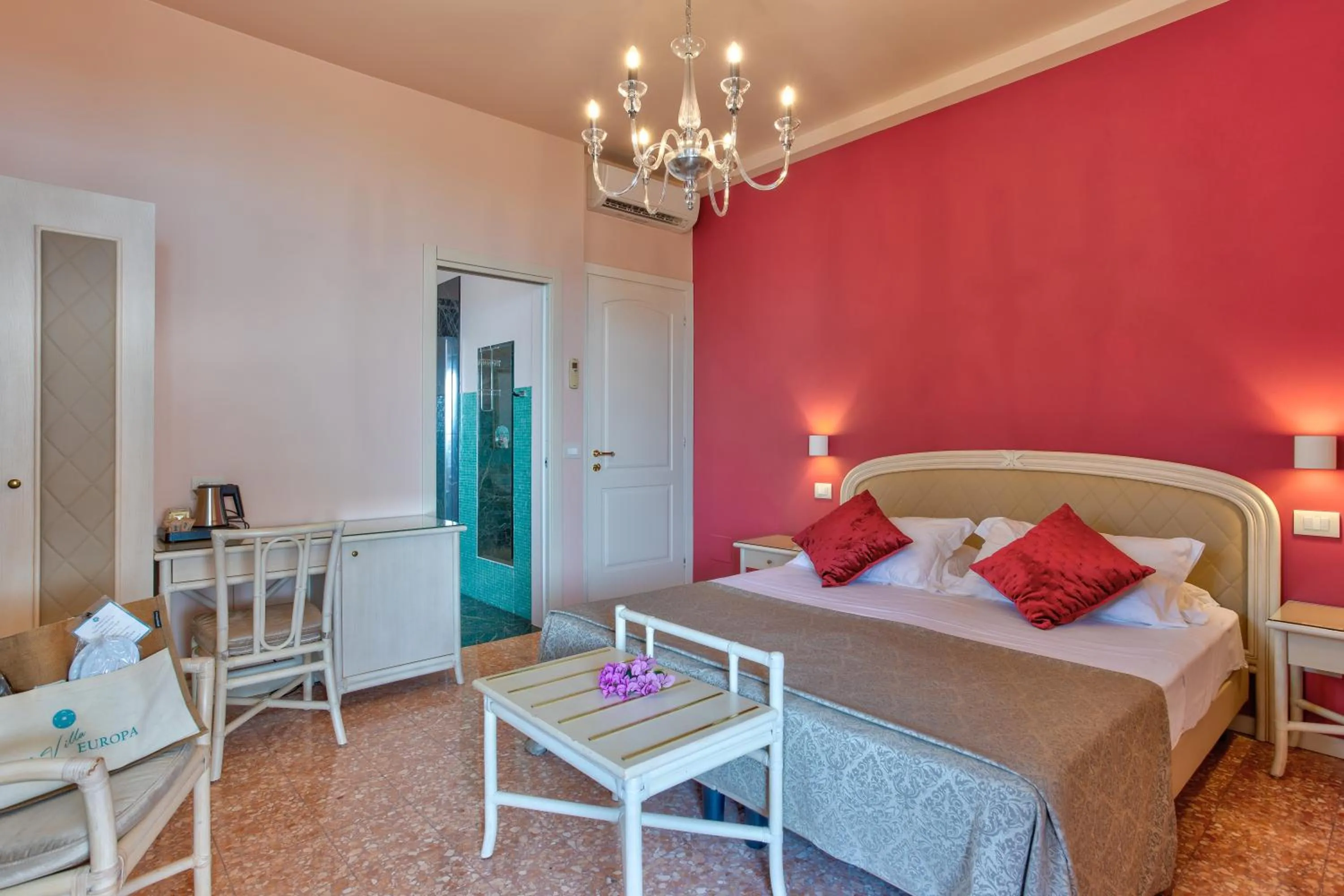 Bed in Hotel Villa Europa