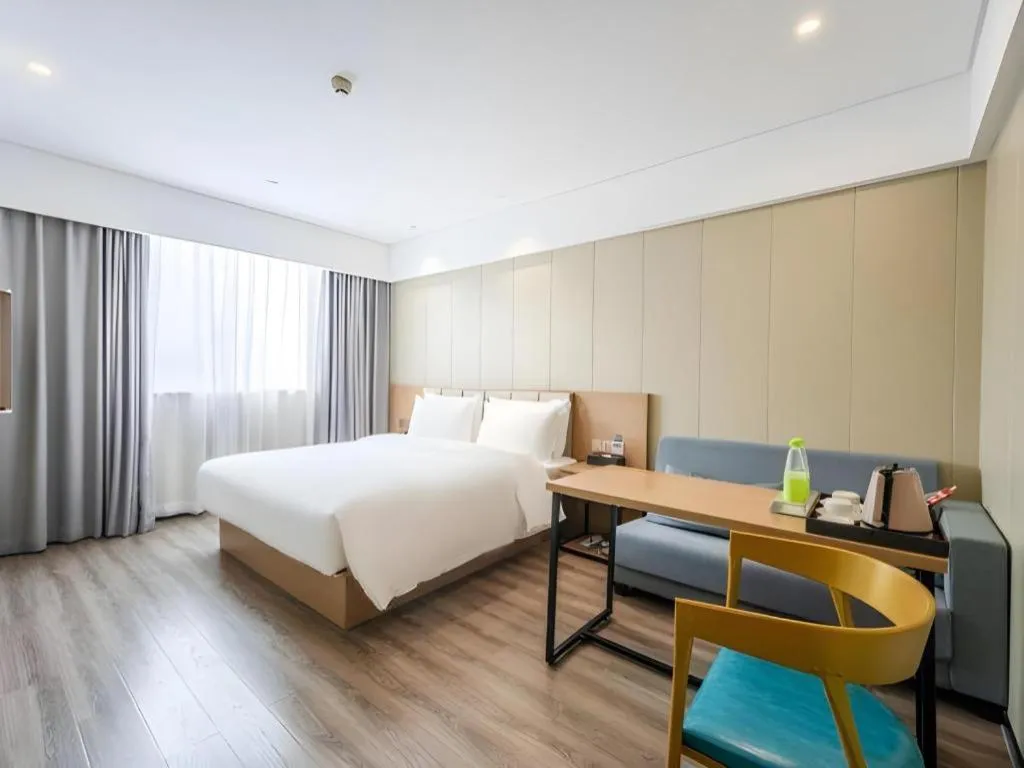 Bed in Borrman Hotel Xiamen Xiang'an Maxiang