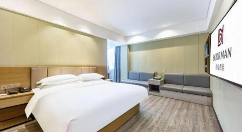 Bed in Borrman Hotel Xiamen Xiang'an Maxiang