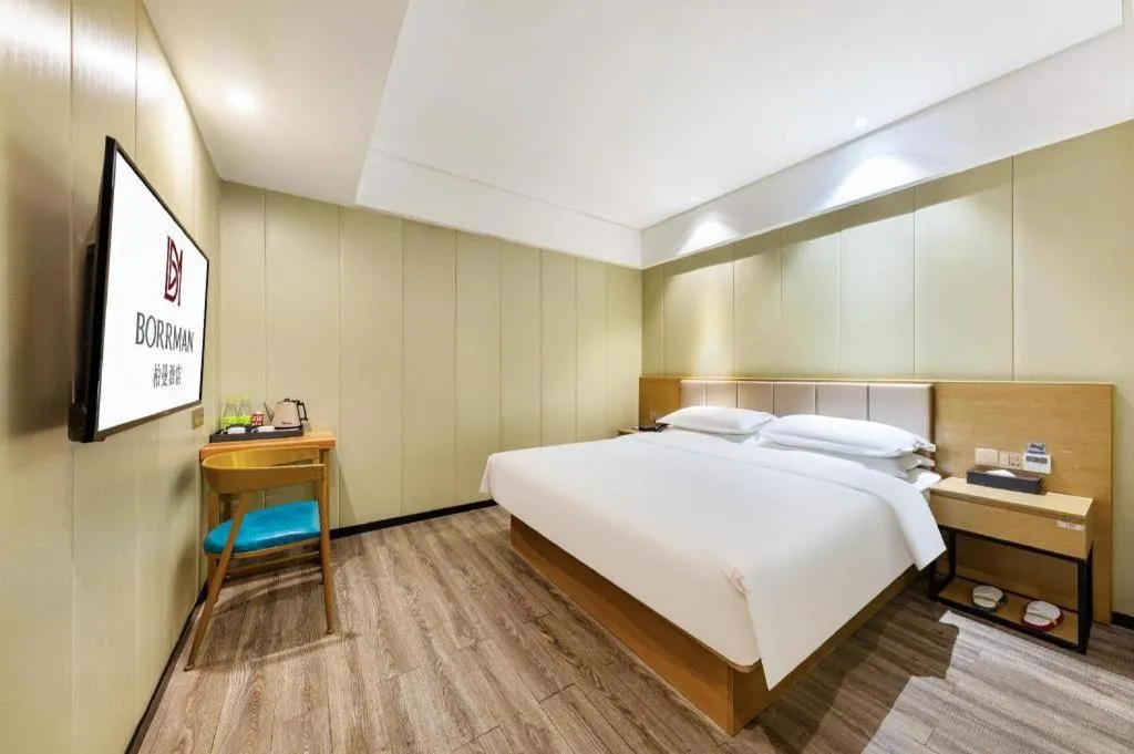 Bed in Borrman Hotel Xiamen Xiang'an Maxiang