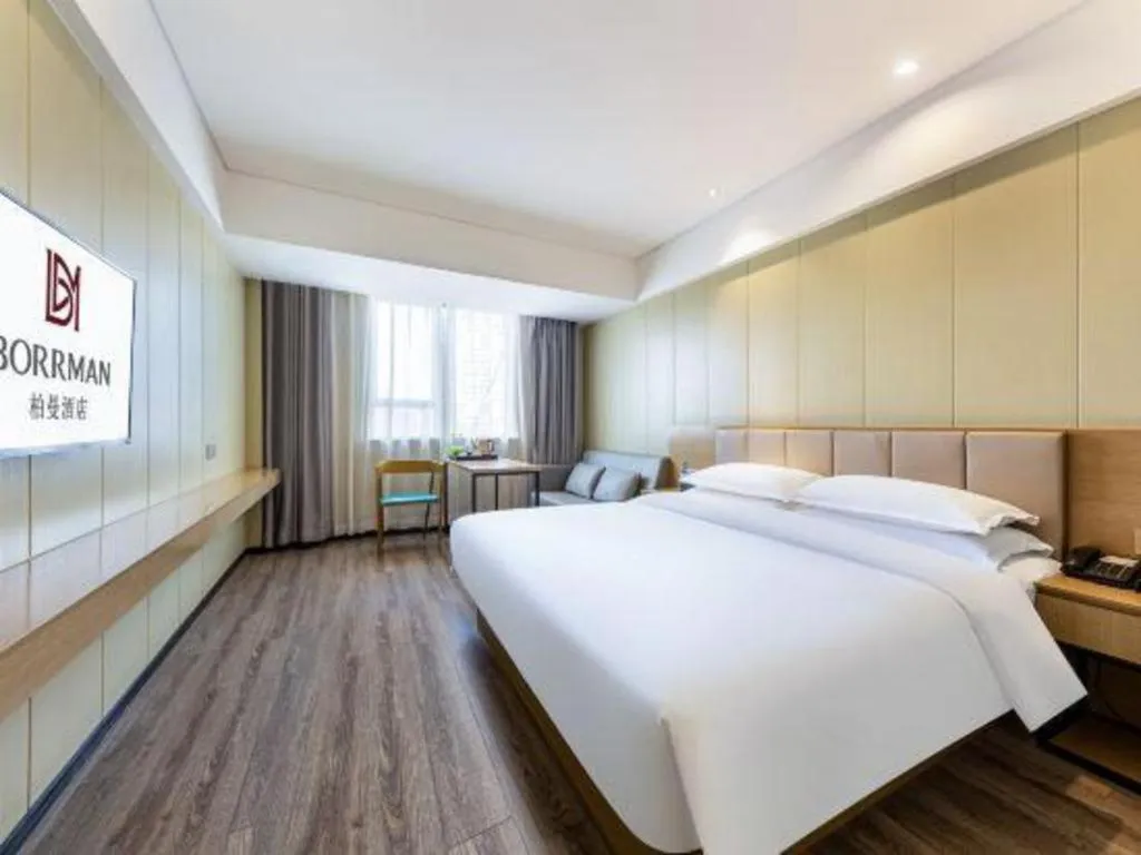 Bed in Borrman Hotel Xiamen Xiang'an Maxiang