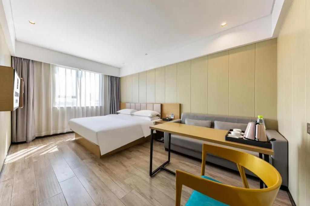 Bed in Borrman Hotel Xiamen Xiang'an Maxiang