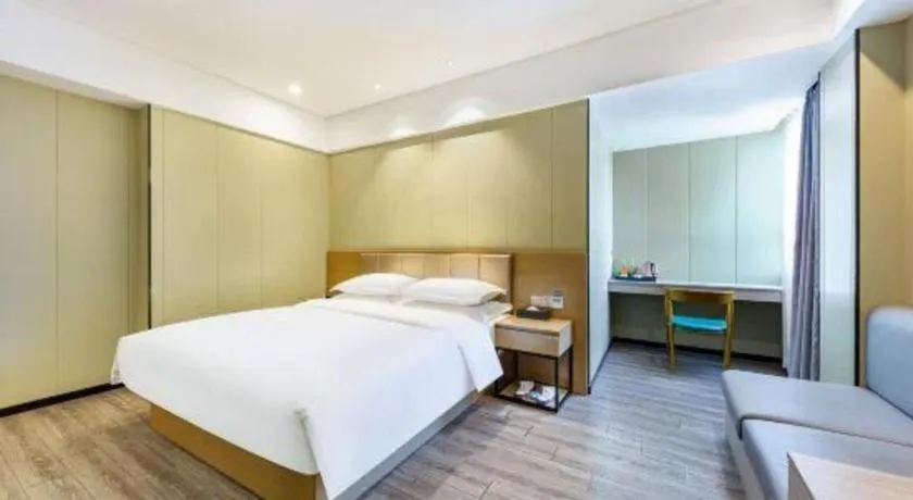 Bed in Borrman Hotel Xiamen Xiang'an Maxiang