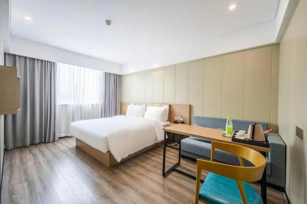 Bed in Borrman Hotel Xiamen Xiang'an Maxiang