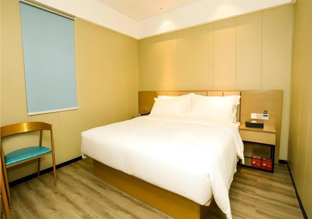 Bed in Borrman Hotel Xiamen Xiang'an Maxiang