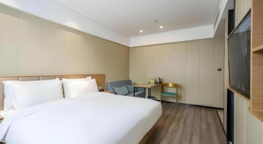 Bed in Borrman Hotel Xiamen Xiang'an Maxiang