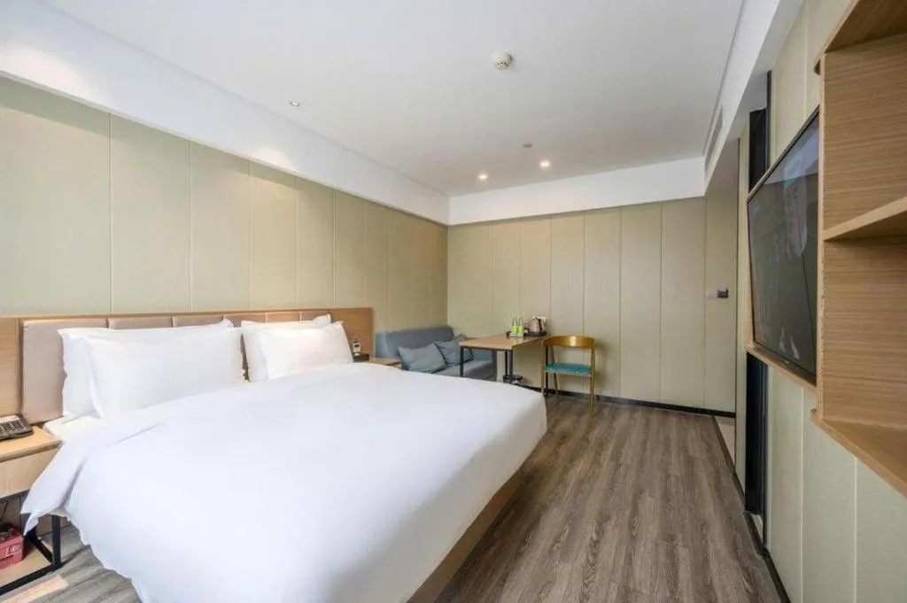 Bed in Borrman Hotel Xiamen Xiang'an Maxiang