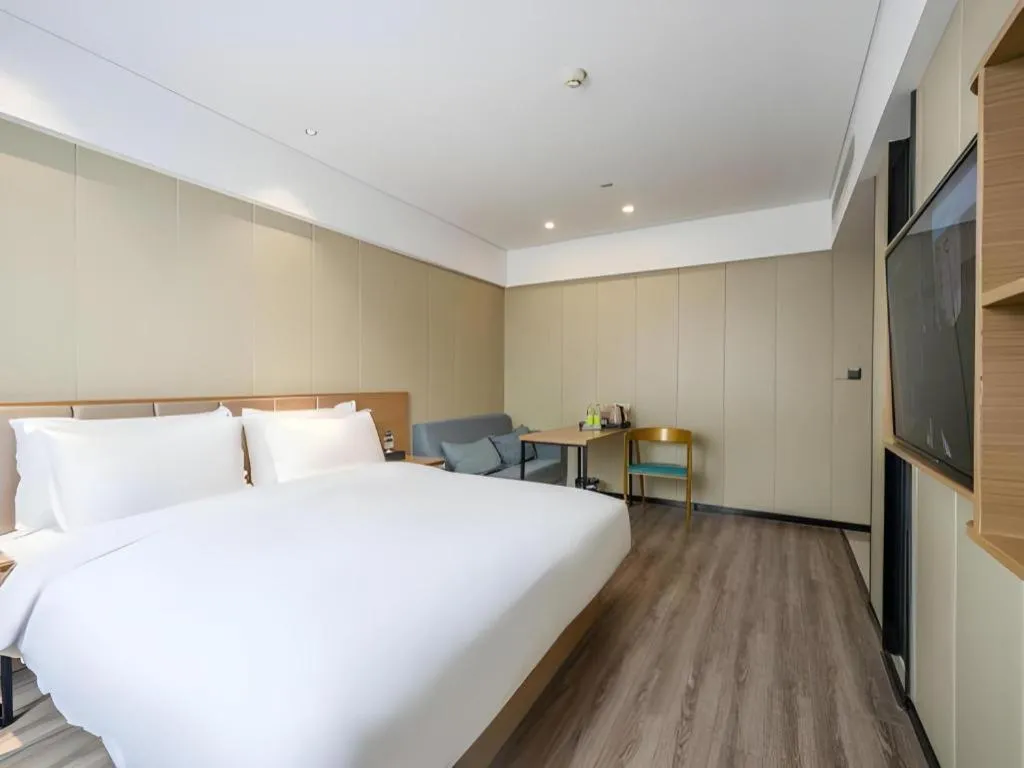 Bed in Borrman Hotel Xiamen Xiang'an Maxiang