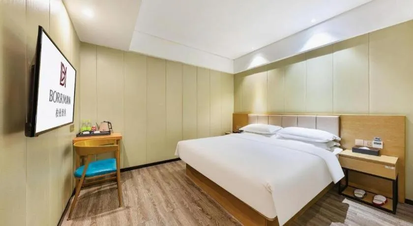 Bed in Borrman Hotel Xiamen Xiang'an Maxiang