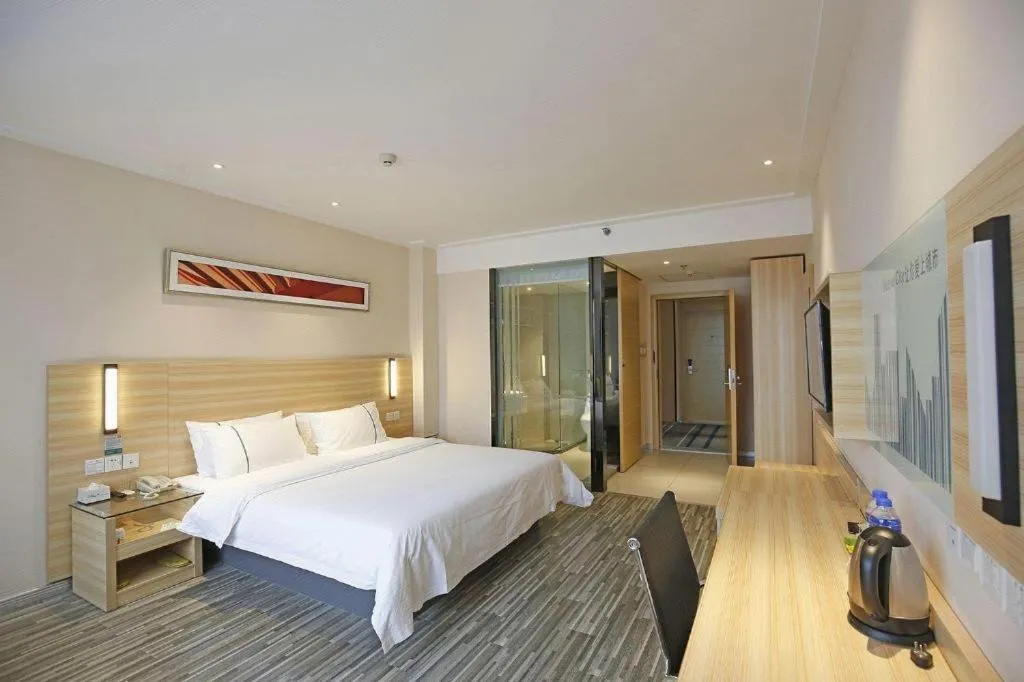 Bed in City Comfort Inn Chengdu Longquanyi District Beijing Road