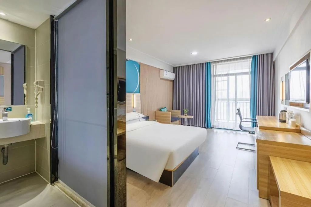 Bed in City Comfort Inn Wuhan Hubei University Of Economics