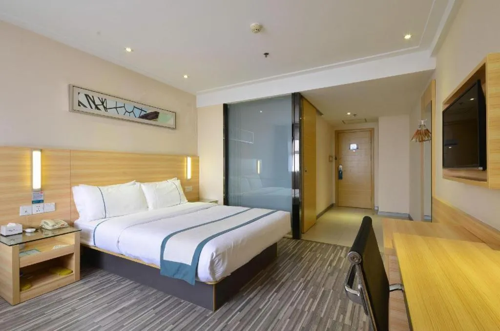 Bed in City Comfort Inn Wuhan Hubei University Of Economics