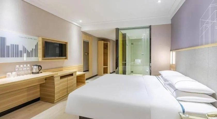 Bed in City Comfort Inn Wuhan Hubei University Of Economics