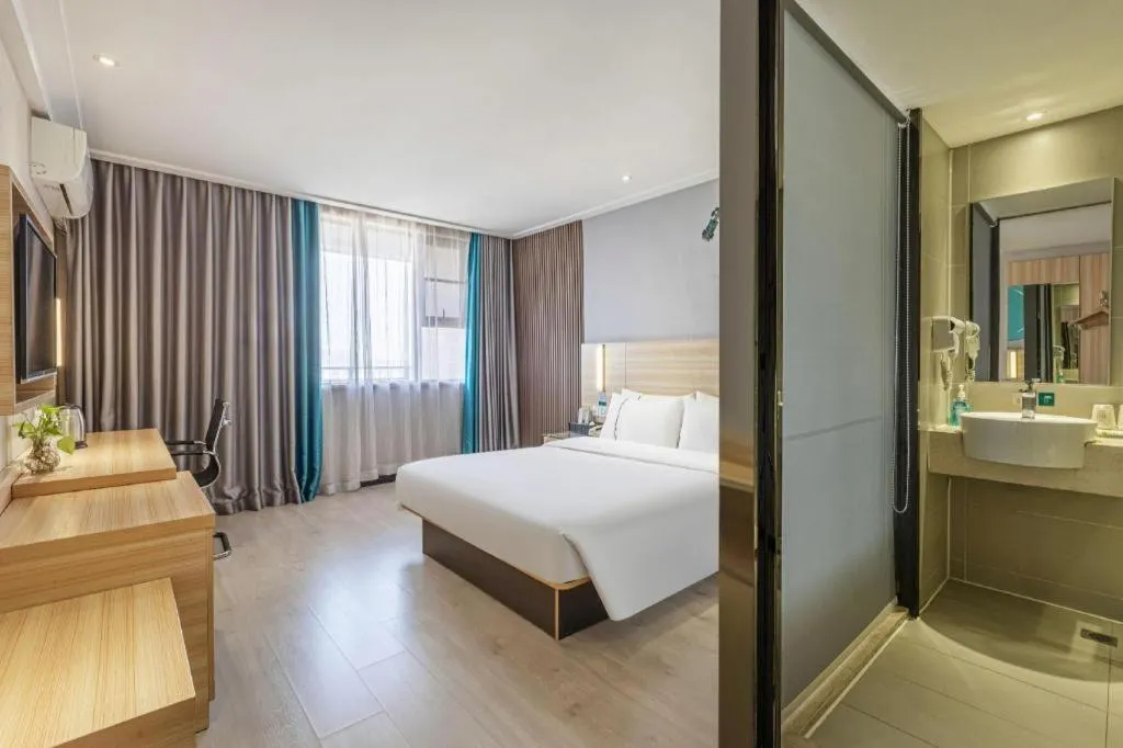 Bed in City Comfort Inn Wuhan Hubei University Of Economics