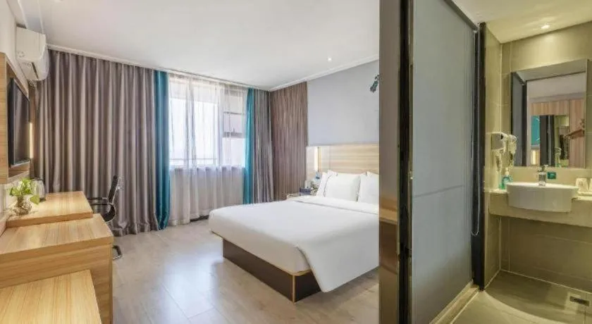 Bed in City Comfort Inn Wuhan Hubei University Of Economics