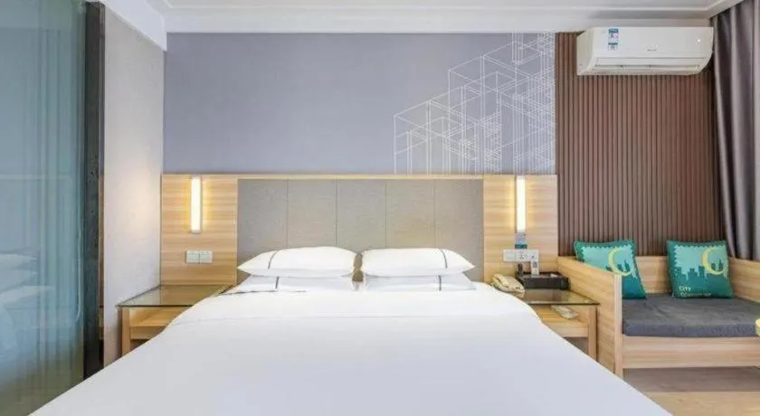 Bed in City Comfort Inn Wuhan Hubei University Of Economics