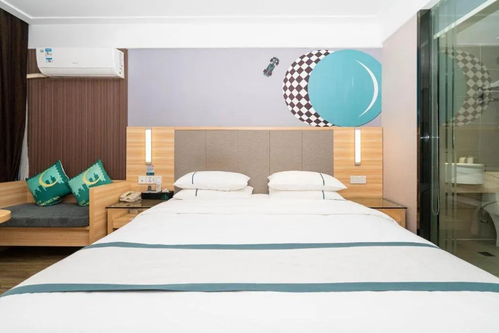 Bed in City Comfort Inn Wuhan Hubei University Of Economics