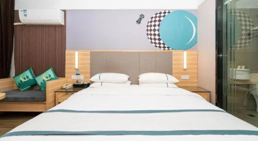 Bed in City Comfort Inn Wuhan Hubei University Of Economics