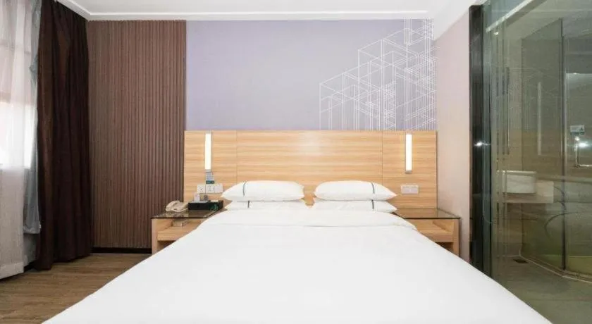 Bed in City Comfort Inn Wuhan Hubei University Of Economics
