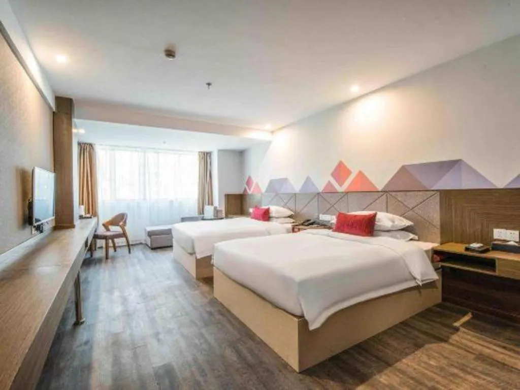 Bed in Borrman Hotel Wuxi Hubin Business Street