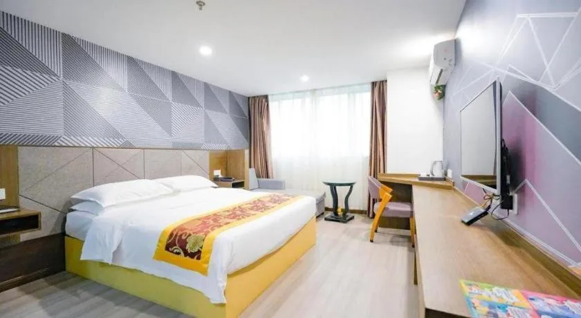 Bed in Borrman Hotel Wuxi Hubin Business Street