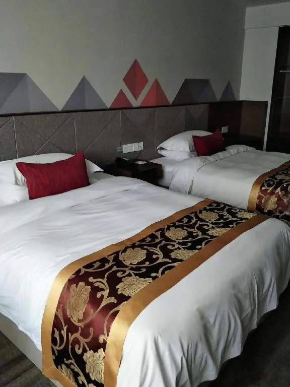Bed in Borrman Hotel Wuxi Hubin Business Street
