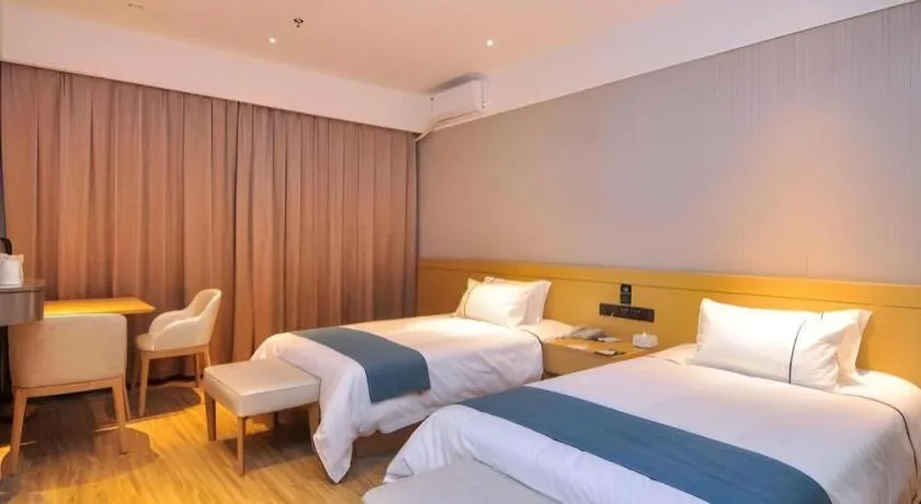 Bed in City Comfort Inn Kunming Nanping Pedestrian Street Wangfujing