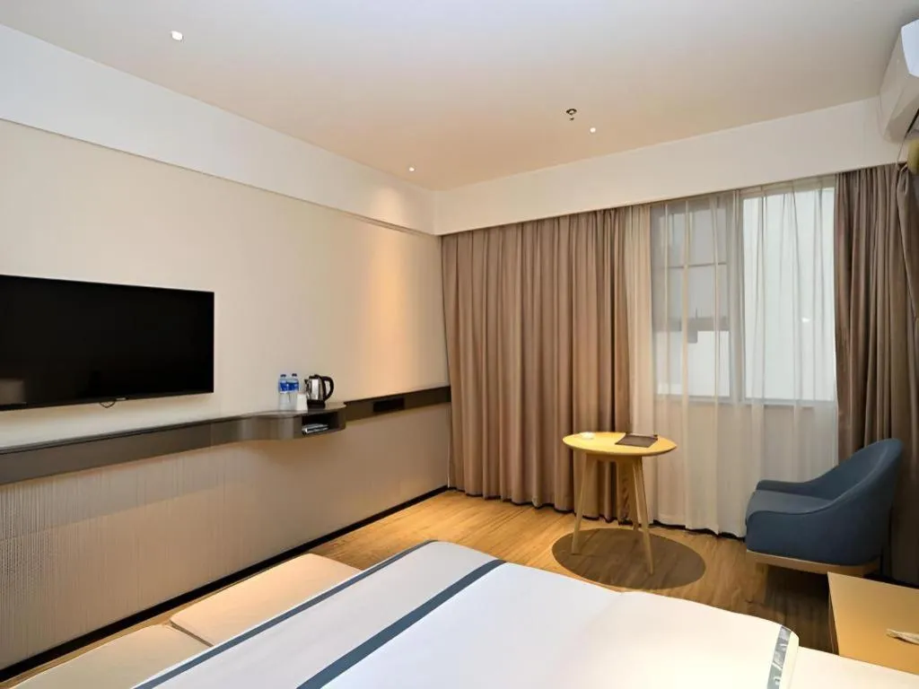 Bed in City Comfort Inn Kunming Nanping Pedestrian Street Wangfujing