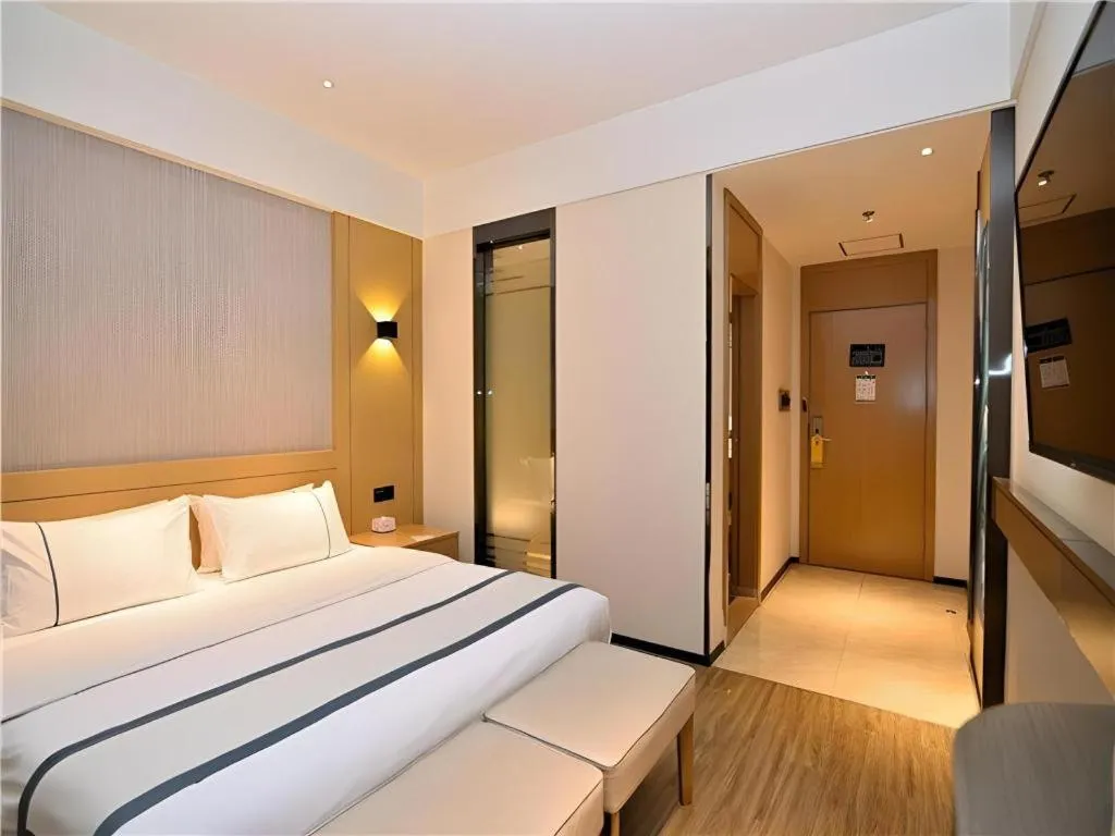 Bed in City Comfort Inn Kunming Nanping Pedestrian Street Wangfujing