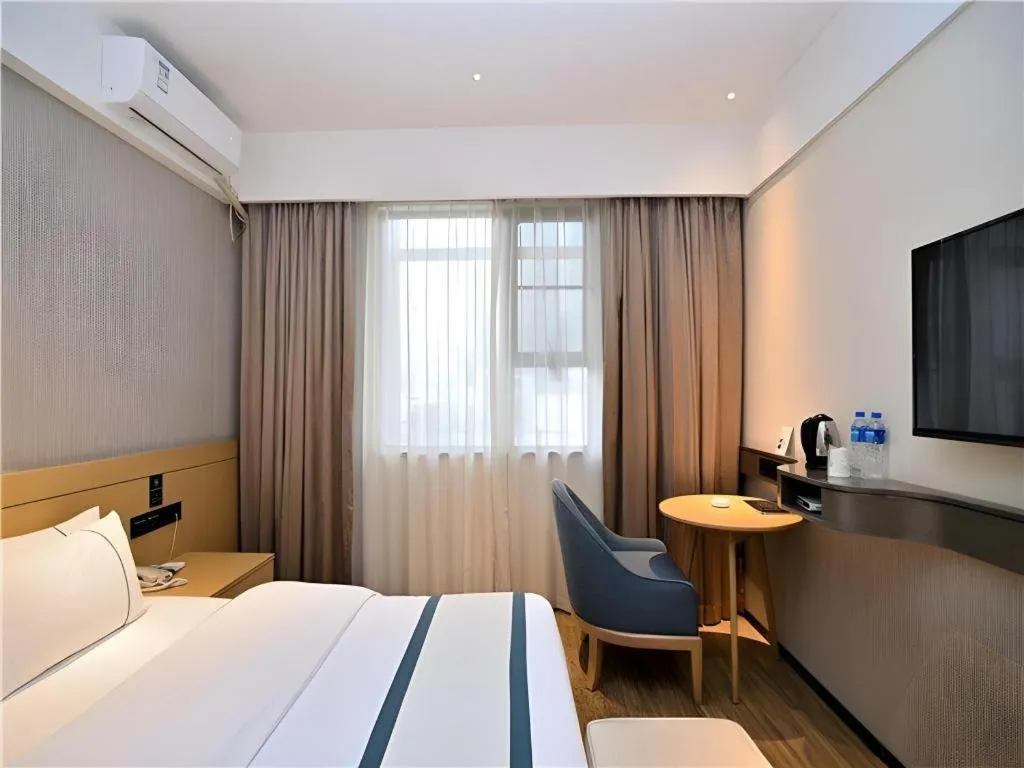 Bed in City Comfort Inn Kunming Nanping Pedestrian Street Wangfujing