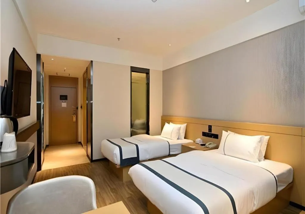 Bed in City Comfort Inn Kunming Nanping Pedestrian Street Wangfujing