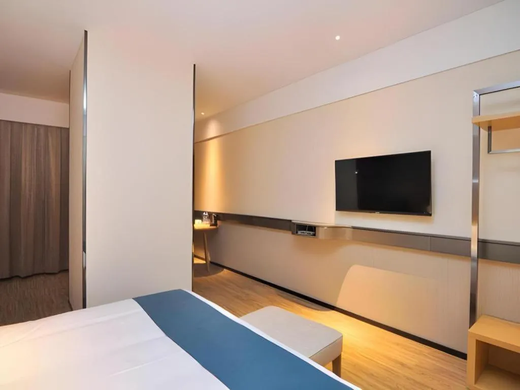 Bed in City Comfort Inn Kunming Nanping Pedestrian Street Wangfujing