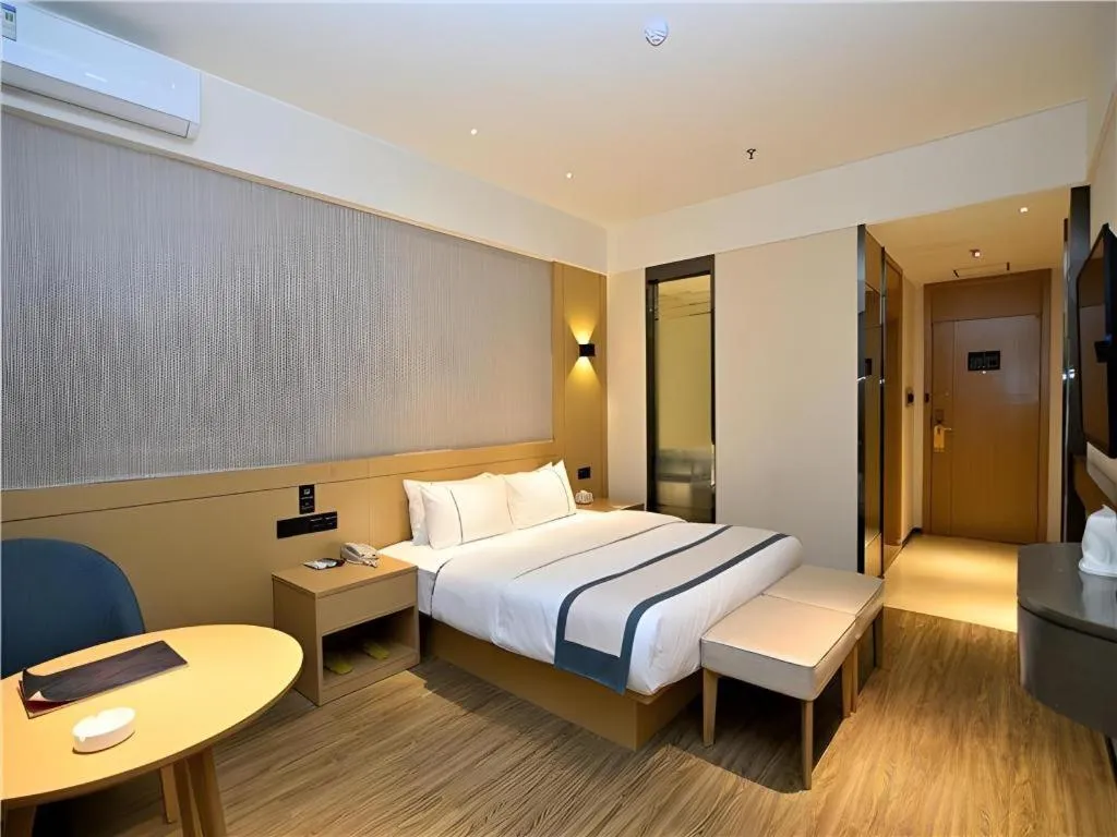 Bed in City Comfort Inn Kunming Nanping Pedestrian Street Wangfujing