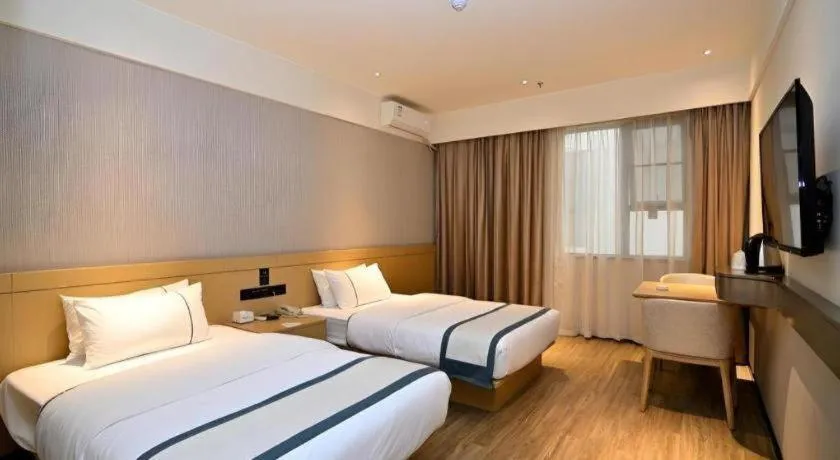 Bed in City Comfort Inn Kunming Nanping Pedestrian Street Wangfujing