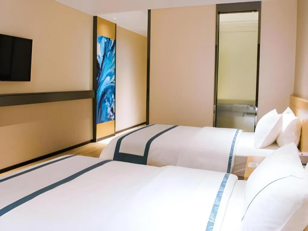 Bed in City Comfort Inn Kunming Nanping Pedestrian Street Wangfujing