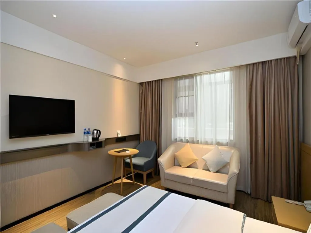 Bed in City Comfort Inn Kunming Nanping Pedestrian Street Wangfujing
