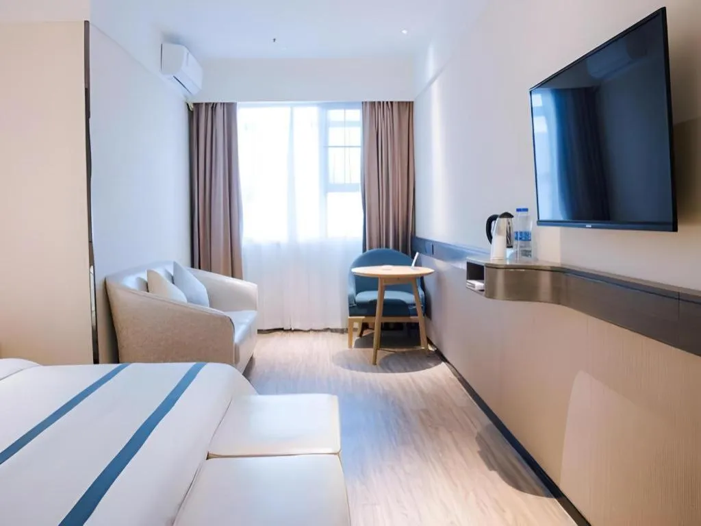 Bed in City Comfort Inn Kunming Nanping Pedestrian Street Wangfujing