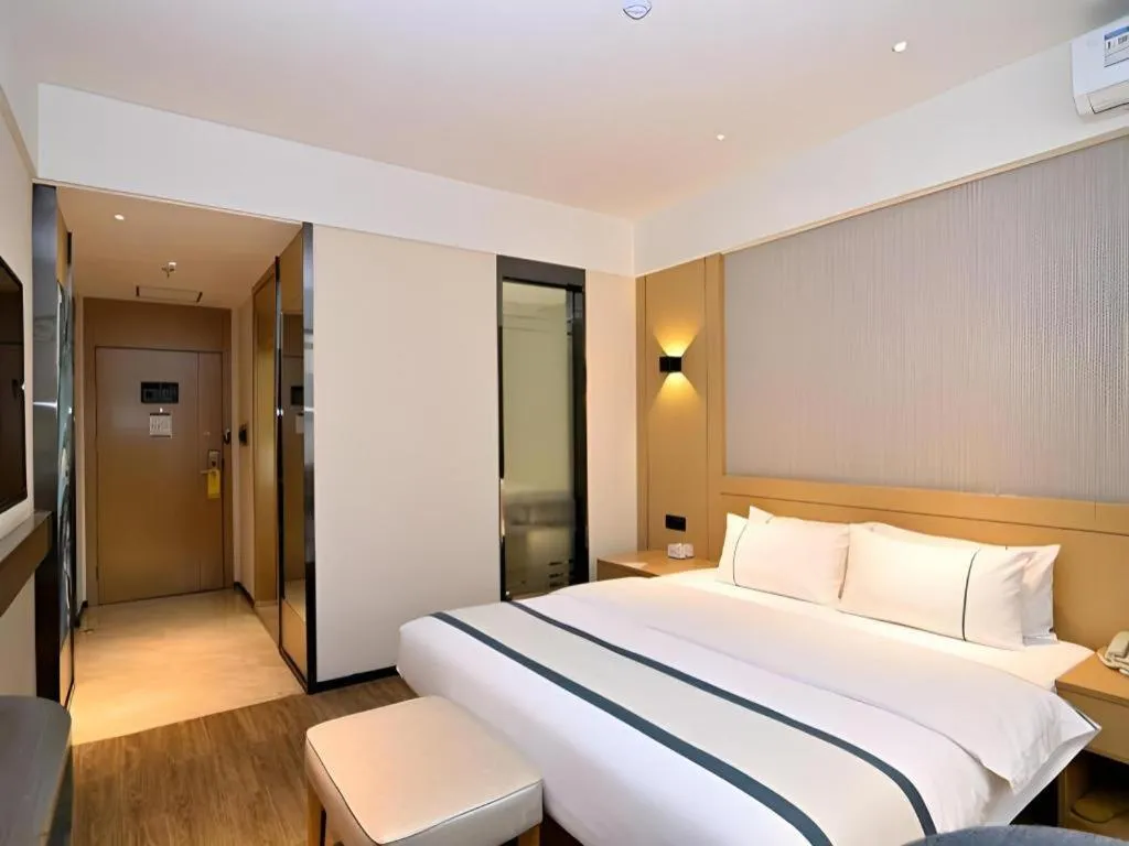 Bed in City Comfort Inn Kunming Nanping Pedestrian Street Wangfujing