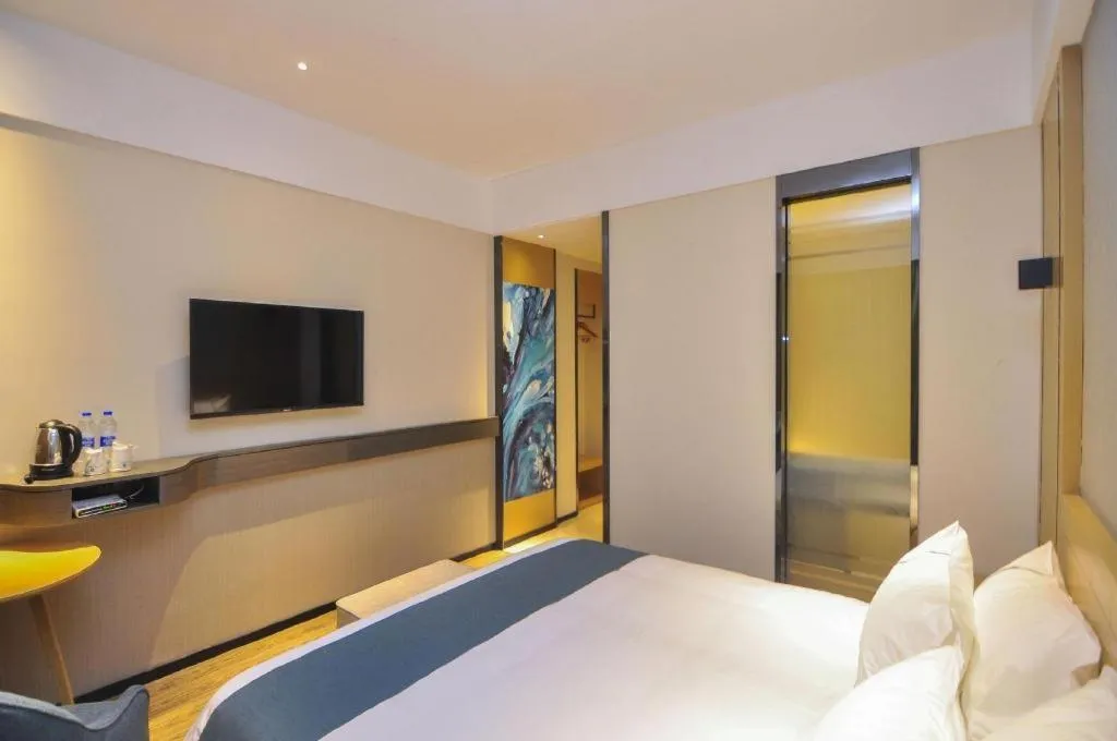 Bed in City Comfort Inn Kunming Nanping Pedestrian Street Wangfujing