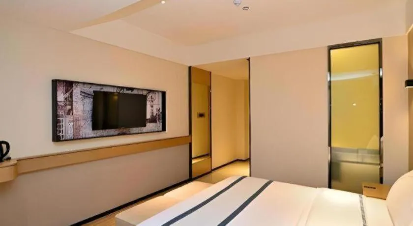 Bed in City Comfort Inn Kunming Nanping Pedestrian Street Wangfujing