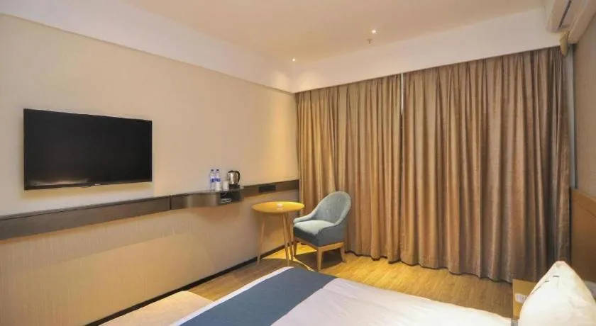 Bed in City Comfort Inn Kunming Nanping Pedestrian Street Wangfujing