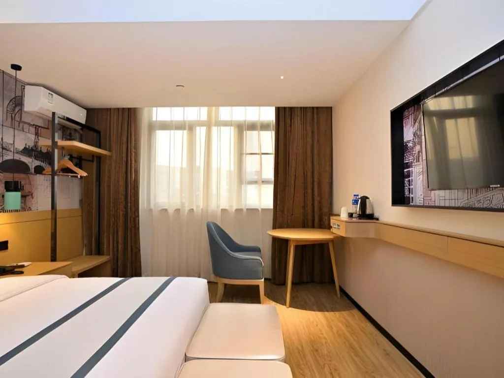 Bed in City Comfort Inn Kunming Nanping Pedestrian Street Wangfujing