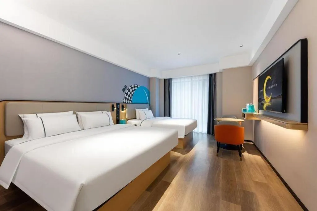 Bed in City Comfort Inn Xianning Wenquan Road Walmart Plaza