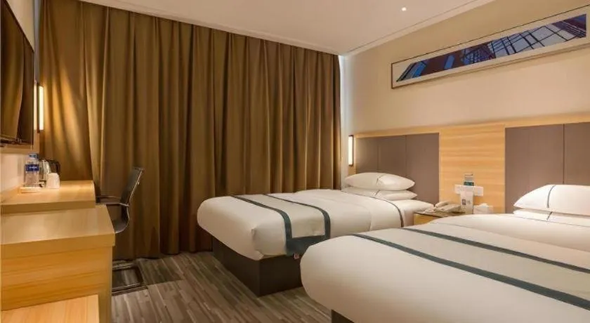 Bed in City Comfort Inn Dongguan Nancheng Tian'an Digital City