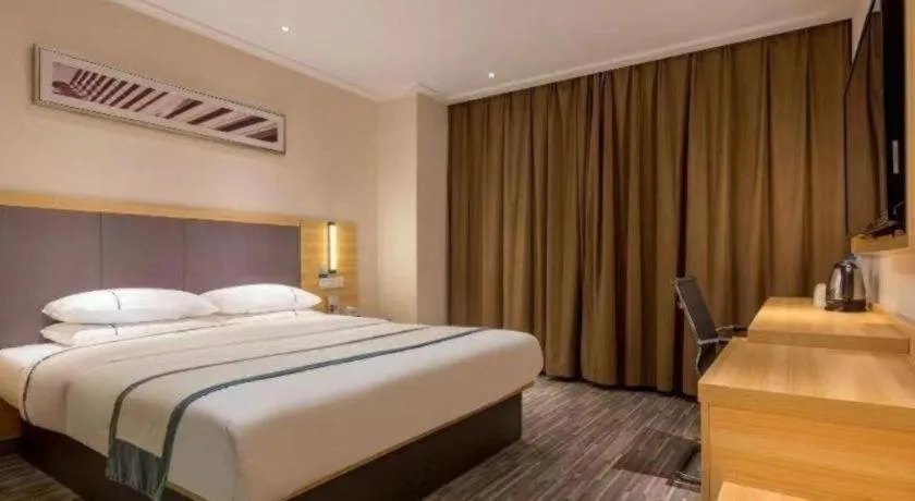 Bed in City Comfort Inn Dongguan Nancheng Tian'an Digital City