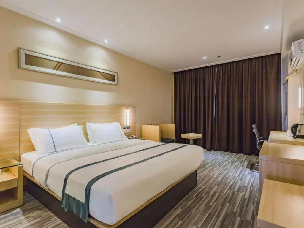 Bed in City Comfort Inn Dongguan Nancheng Tian'an Digital City