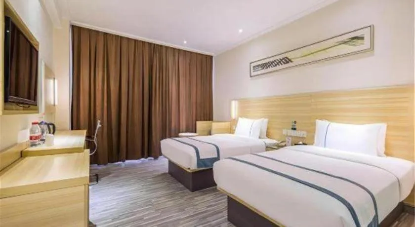 Bed in City Comfort Inn Dongguan Nancheng Tian'an Digital City