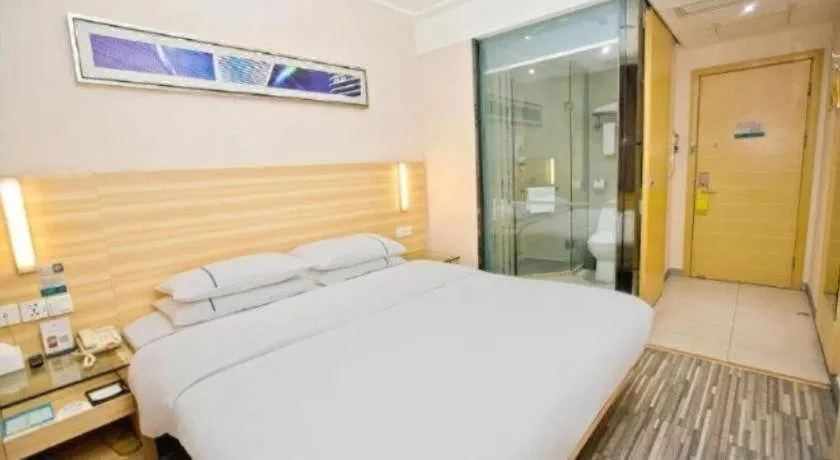 Bed in City Comfort Inn Dongguan Nancheng Tian'an Digital City